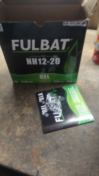 Batería Moto Fulbat NH12-20 12V 21.1Ah GEL