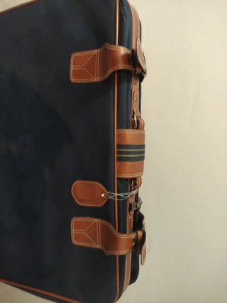 Maleta Rodelle 75 cm Azul y Marrón