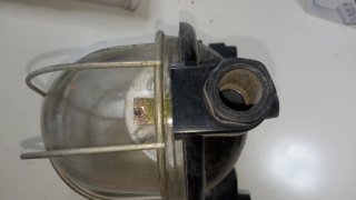 Lampada Bunker Industriale Vintage