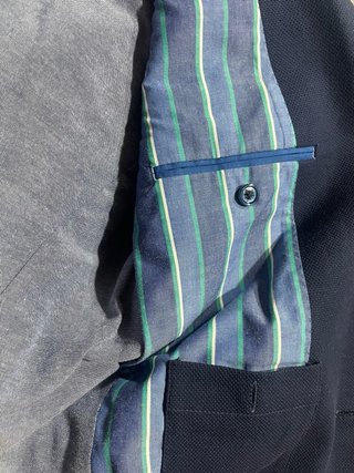 Chaqueta Azul Marino Hombre Talla L