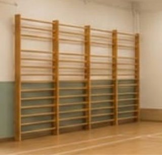 Espalderas de gimnasia de madera