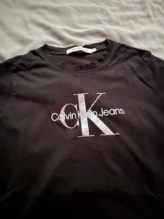 Camiseta Calvin Klein Jeans Negra Talla S