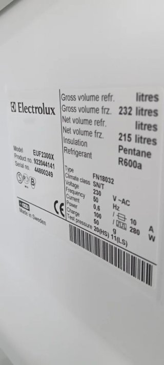 Congelador Vertical Electrolux