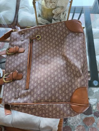 Bolso Grande Salvador Bachiller Cuero Camel/Granat