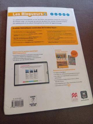 LES BLOGUEURS 2 A1.2 LIVRE (EPACK)