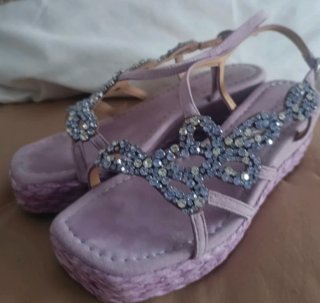Sandalias Alma en Pena Moradas Talla 38