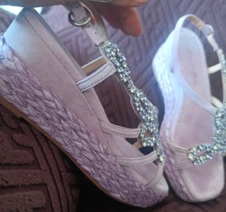 Sandalias Alma en Pena Moradas Talla 38