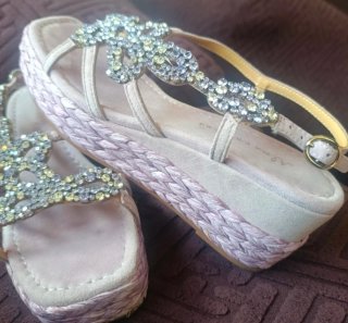 Sandalias Alma en Pena Moradas Talla 38