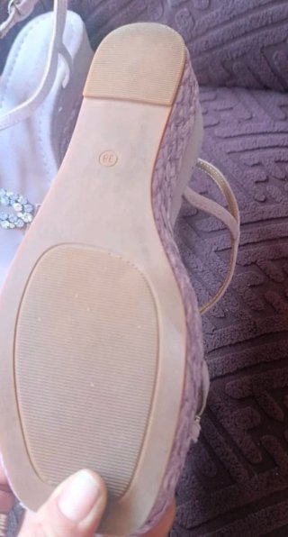 Sandalias Alma en Pena Moradas Talla 38