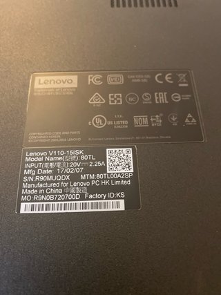 Lenovo V110-15ISK (15.6)