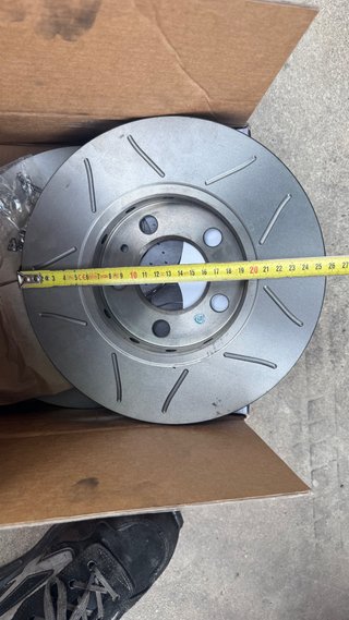 Discos de freno Brembo rayados