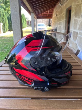 CASCO LS2 FF808 STREAM II VINTAGE ROJO/NEGRO