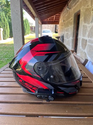 CASCO LS2 FF808 STREAM II VINTAGE ROJO/NEGRO