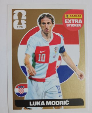 Cromo Panini Extra Sticker Oro Luka Modrić