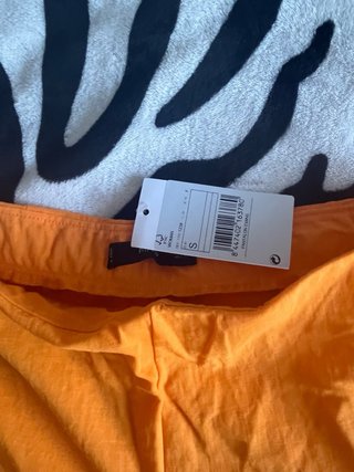 Conjunto chaleco y pantalón naranja Mango