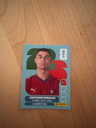 Cromo mundial 2026 Cristiano Ronaldo Portugal