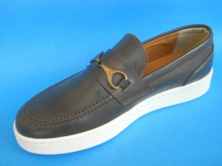 Mocassini uomo pelle marrone 40 italy