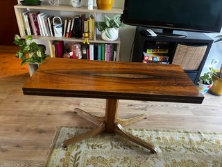 Mesa comedor/ salon vintage elevable y extensible