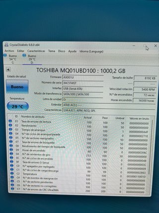 Disco Duro Externo Toshiba 1TB USB 3.0