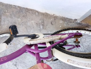 Bicicleta infantil morada