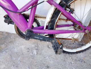 Bicicleta infantil morada