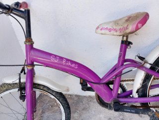 Bicicleta infantil morada