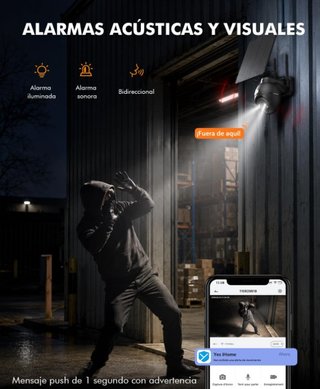 Cámara Vigilancia Exterior 4G LTE con SIM