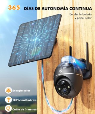 Cámara Vigilancia Exterior 4G LTE con SIM