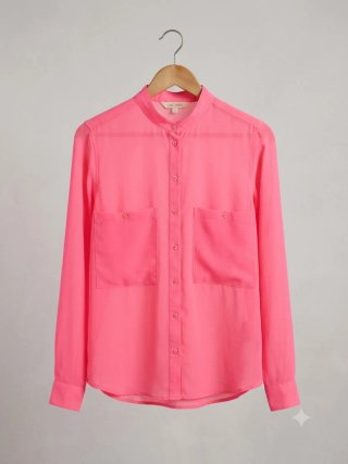 Camisa Bershka Rosa Talla S