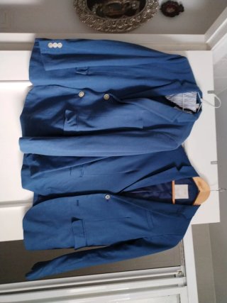 Chaqueta de vestir azulón