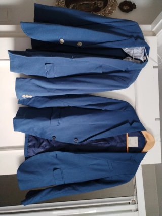 Chaqueta de vestir azulón