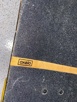 Skate Old School Negro Ruedas Amarillas