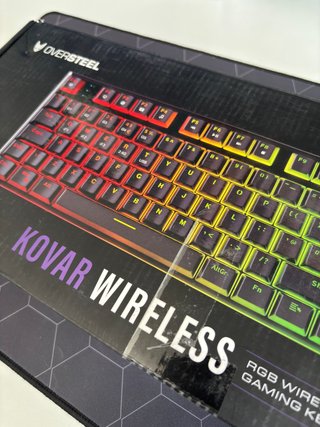 Teclado OverSteel Kovar Wireless RGB