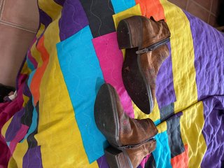 Botines de piel marrones