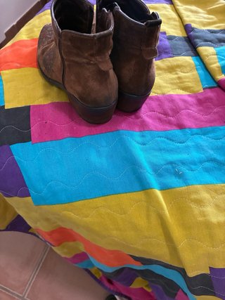 Botines de piel marrones