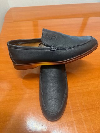 Loro Piana Mocasines Negros Piel