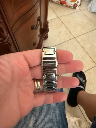 Orologio Chronotech Uomo Nero Argento
