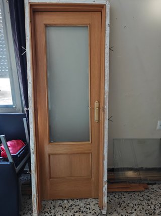 3 Puertas de Madera con Cristal