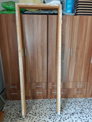 3 Puertas de Madera con Cristal