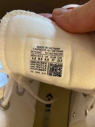 Converse Blancas Mujer Talla 38