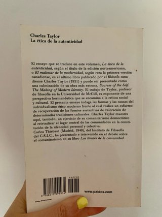 La ética de la autenticidad