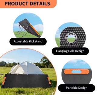 Panel Solar Plegable 200W Portátil