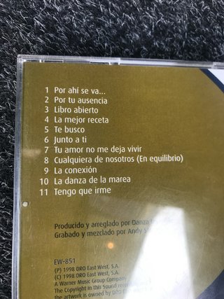 DANZA INVISIBLE C.D