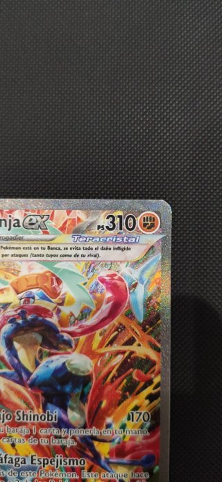 Carta Pokémon Greninja EX Teracristal 214/167