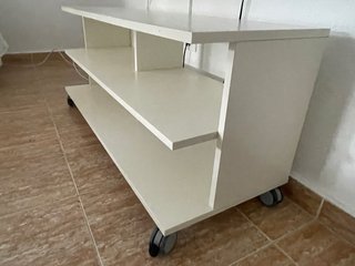 Mueble TV auxiliar con ruedas