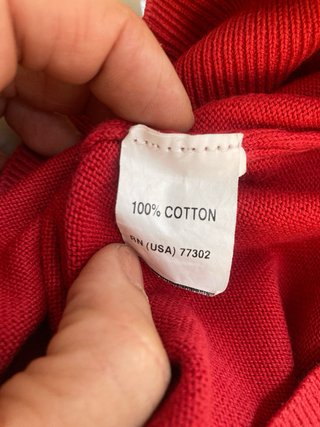 Maglione Zara Uomo Taglia L Rosso