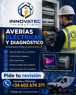 Electricista profesional para viviendas