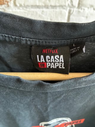 Camiseta La Casa de Papel Negra
