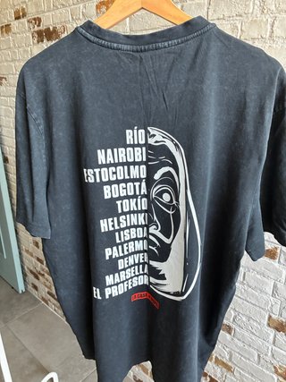Camiseta La Casa de Papel Negra