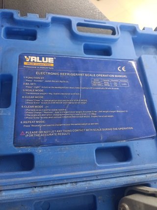 Báscula Electrónica Refrigerante VALUE VES-50A